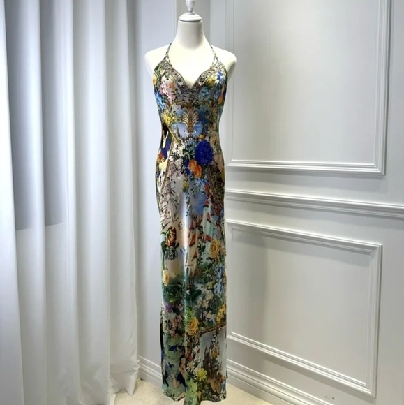 Gorgeous Silk Beaded Dress - Picture 5 of 5